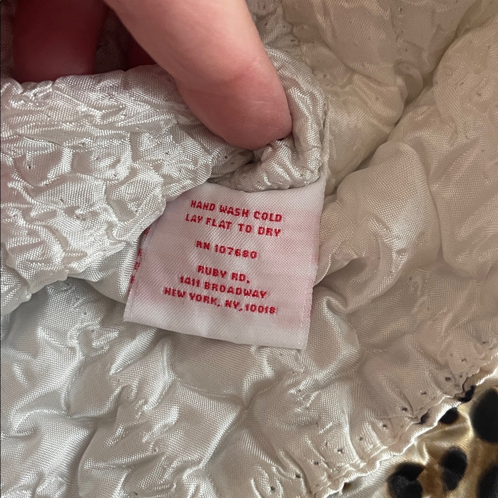 Ruby Rd Leopard Print Crinkle Quilted Jacket Y2k … - image 3